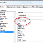 Excel Custom Date Formats