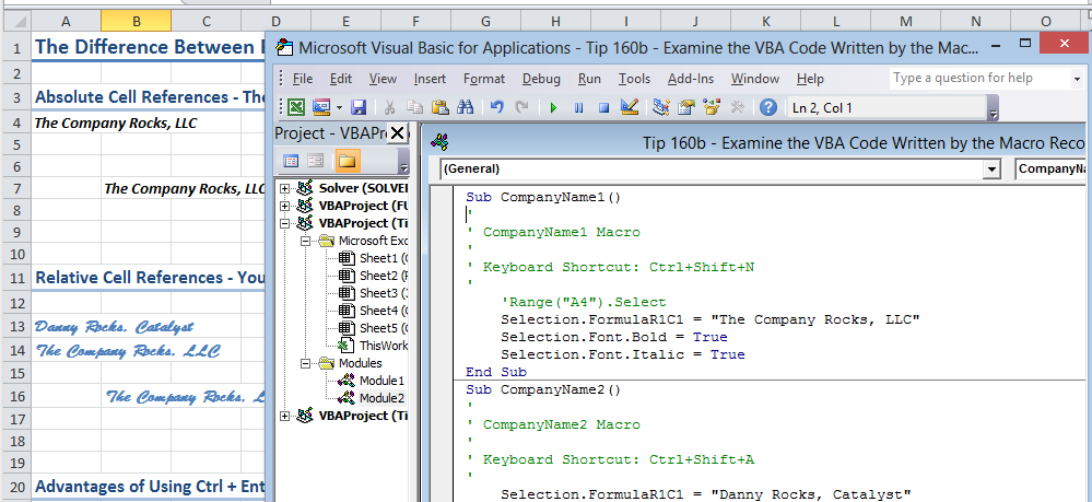 How to write macros in excel 2010 mac